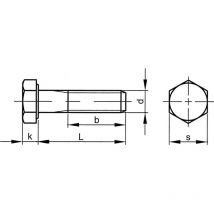 Qualfast - M8X35 Hex Head Bolt bzp (GR-8.8)- you get 25