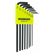 HLX8L Hex Key Set 0.050'-5/32', 12132 - Bondhus