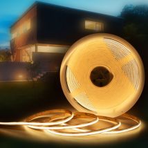 HEXIM COB LED Strip selbstklebend 1-15 Meter LED Streifen IP20/65 3000K-6000K CCT RGB: W - Warmweiß - 3000K, 12.5 Meter