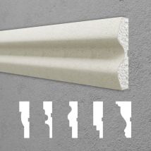 Hexim - Fassadenprofile Aussenfassade Fassadenstuck Fassadenelemente Fassadenverkleidung:2 Meter / 1 Profil, DML-37
