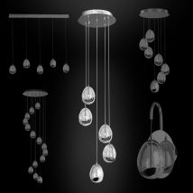 Light Pendelleuchte led 4000K Hängeleuchte bis 2m Wandleuchte Deckenleuchte Lampen Egg:Pendelleuchte Rund (5 Flammig), Chrome - Hexim