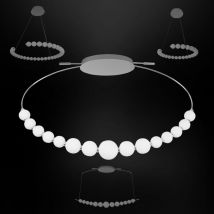 Hexim - Light Pendelleuchte led 4000K Hängeleuchte Wandleuchte Deckenleuchte Lampen Pearl: Chrome, Deckenleuchte
