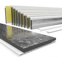 Trappe de Révision en Plastique, Profil de Montage, et Traverse - Ensemble ou Séparé: 100 cm - Länge (de), Revisionsklappe 280 mm - Breite (de)