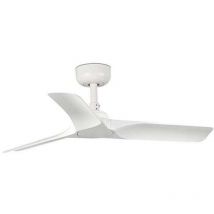Faro Barcelona HEY S Deckenventilator ohne Licht – 90 cm Durchmesser – 6 Geschwindigkeiten – Fernbedienung – Weiß matt – IP20