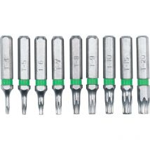 Jeu d'embouts torx 9 pieces