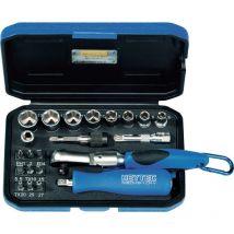 Heytec - 50829-3017 Steckschlüssel- und Bits-Garniturgarnitur, 22-tlg.