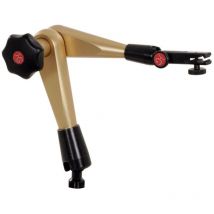 Hörger&gässler - hg Hydraulisches Messstativ-Gestänge (ohne Fuß) mit mechanischer Feineinstellung am Uhrenhalter, Ausladung: 260 mm