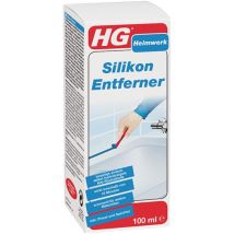 HG Silikon Entferner 100 ml – Entfernt Silikonkitt von Edelstahl, Glas, Keramikfliesen – Ideal für Badezimmer