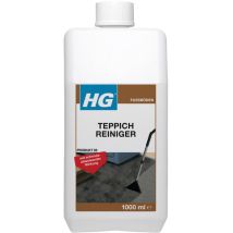 HG Teppichreiniger 1 l – Schmutzabweisend – Für Polster und Teppiche – Tiefenreinigung – Einfache Anwendung