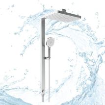 Regendusche RainMaxx Edelstahl mit Handbrause und Umschalter - Hgmbad