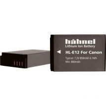 Fototechnik HL-E12 Batterie pour appareil photo Remplace l'accu d'origine LP-E12 7.2 v 850 mAh X851501 - Hähnel