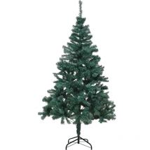 HI - Albero di Natale con Supporto in Metallo Verde 180 cm
