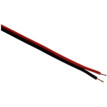 Hi-Fi-Audiokabel 2x 0,35mm² Rot - 25m Zenitech