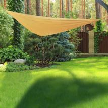 Vela Parasole Triangolare 3x3 m Beige HI