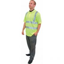 Hi-vis Polo Shirt Large - Tuffsafe