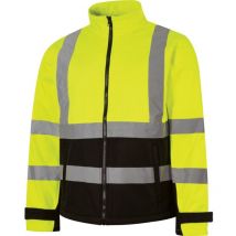 Tuffsafe - Hi-vis Yellow/Black Soft Shell Jacket (EN20471) - xl - Yellow/Black