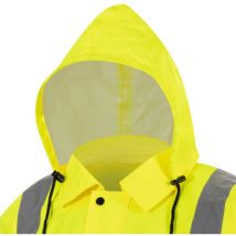 Sitesafe - Hi-vis Waterproof Coat CL3 (EN20471) Yellow - 2XL - Yellow
