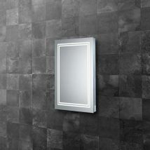 HiB Boundary 60 Portrait LED Illuminated Mirror - 600mm Wide - 79540600 - Clear