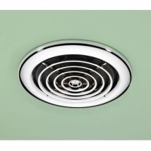 HIB - Turbo Chrome Bathroom Inline Extractor Fan - 33600