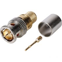 BNC1.6/7.3HD BNC-Steckverbinder Stecker, gerade 75 ω 1 St. - Hicon