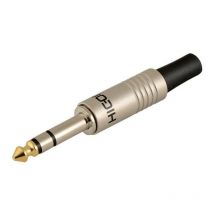 Hicon J63S01 Conector jack 6,3mm estéreo Ø 7mm