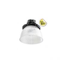 Miidex Lighting - Cloche led Saillie / Suspendu Dimmable AC220/240V 50W 6000lm 80° Ø184mm IP65 IK10 - Blanc Naturel 4000K