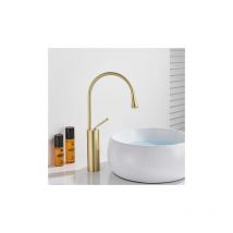 High Gold Single Lever Mixer Tap for Bathroom Sink