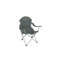 HIGH PEAK High Peak Alicante Chaise de Camping Pliante, Gris foncé/Bleu, 62x60x48/105 cm (44117)