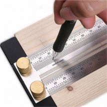 Briday - High Precision Woodworking t Ruler, Scribing Ruler Carpentry Marking Tools (300mm)