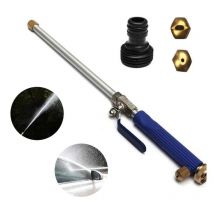 Groupm - High Pressure Water Nozzle Spray Gun Water Lance with 2 Cleaning Nozzles Spray Nozzles Garden Hose Connector 46cm Hydro Jet Power Garden