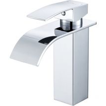 High Pressure Waterfall Faucet, Bathroom Mixer Tap, Bathroom Faucet, Single Lever Mixer, Basin Faucet, Bathroom, Chrome