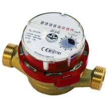 Powogaz - High Quality Hot Warm Water Flow Meter 3/4' inch (1') bsp 4m3/h Red Colour