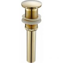Mumu - High-quality stainless steel and brass drain without overflow.