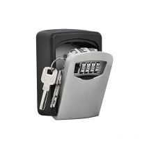 Crea - Key Box, High Security Police Safe, Wall Mounted Key, 4 Digit Keys, High Security Combination Lock, for Key Storage