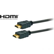 Schwaiger hdmi Anschlusskabel HDM0130 053 schwarz, 1,3m, 2x hdmi Anschlusskabel