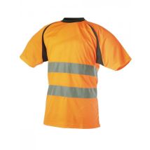 SINGER SAFETY – Hochsichtbares T-Shirt Orange – Größe S – Norm EN 20471