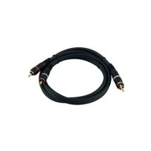 Omnitronic - Câble son haut de gamme câble audio 2x2 cinch rouge blanc 0.9m câble CC-9 30209356