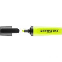 E-345 Yellow Highlighter Marker Pen Rounded Tips 2 to 3 mm - Yellow - Edding