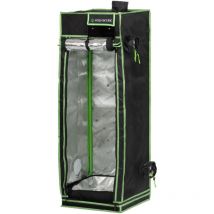 Highwerk - Growzelt 80 x 80 x 180 cm, Indoor Grow tent, schwarz grün, Homegrow, Growschrank, Pflanzenzelt