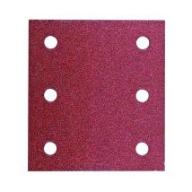 Hikoki 753042 Feuilles abrasives ponceuse 114x104mm Grain 60 10 pièces