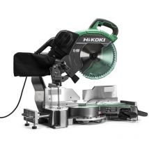 Hikoki - Paneelsäge 105x312mm Schlaglicht Kappsäge Gehrungssäge 1520 w C12RSH3WAZ