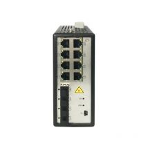 Hikvision - DS-3T3512P - gigabit industriel L3 din + liaison montante gigabit sfp géré