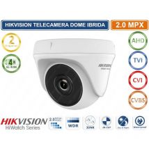 Hiwatch - hikvision telecamera dome 4IN1 tvi ahd cvi cvbs full hd 1080P 2MP 2.8MM osd