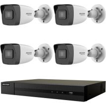 Video surveillance kit 4X camaras 2MPX nvr hiwatch 4 canales 4 mpx - Hikvision