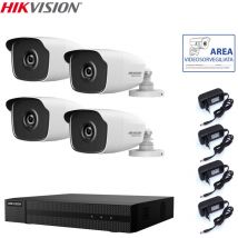 Hikvision Video Surveillance Kit Dvr 4 Canaux 4 Mpx Cameras