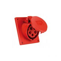 Hilark prises et fiches - accessoires pour câbles électriques - paquet de 10 (rouge) PCE 415-6