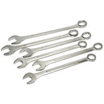 Hilka - spanner set large 6PC combination metric 33MM - 50MM Ring Open 17300602