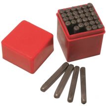 Hilka - Set punzoni alfanumerici, 36 pezzi