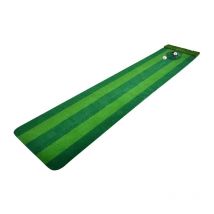 Hilllman pgm Two-Tone Artificial Turf Golf Putting Green with Putting Cup