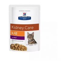 Hills - Hill's Gatto Prescription Diet k/d Kidney Care 85gr Manzo